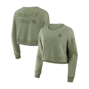�y�����O�b�Y�zMLB �����L�[�X �g���[�i�[ Fanatics/�t�@�i�e�B�N�X ���f�B�[�X �I���[�u (Studio Women's Fleece Crew)
