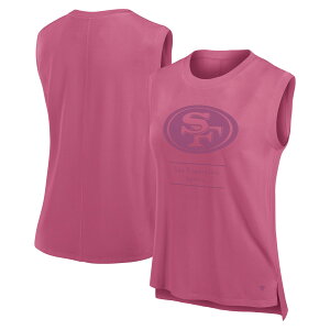 �y�����O�b�Y�zNFL 49ers �^���N�g�b�v Fanatics/�t�@�i�e�B�N�X ���f�B�[�X �s���N (NFL Womens Fanatics Studio Signature Tank)