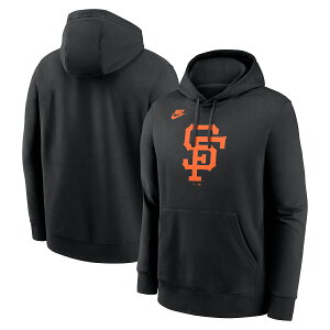 �y�����O�b�Y�zMLB �W���C�A���c �v���I�[�o�[ �p�[�J�[ Nike/�i�C�L �����Y �u���b�N (Men's Nike Cooperstown MLB Logo Club Hood)