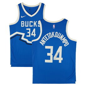 【公式シリアル番号付】NBA バックス ジャニス・アンテトクンポ 直筆サイン入り ユニフォーム Fanatics Authentic/ファナティクスオーセンティック (AUT BK JERSEY 45721)