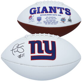 【公式シリアル番号付き】NFL ジャイアンツ フィル・シムズ 直筆サイン入り フットボール Fanatics（ファナティクス） (Auto Football 03032021)