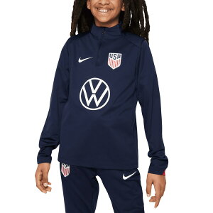 �y�����O�b�Y�zNATIONAL TEAM �A�����J��\ �v���I�[�o�[ Nike �i�C�L ���[�X�E�W���j�A�T�C�Y �u���[ (NIK SU24 Youth Strike Drill Top)