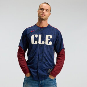 �y�����O�b�Y�zMLB �C���f�B�A���X ���j�t�H�[�� Nike/�i�C�L �����Y �l�C�r�[ (SP25 Nike Mens Limited Carryover City Connect Blank Jersey)