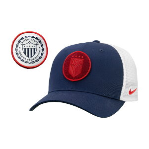 �y�����O�b�Y�zNATIONAL TEAM �A�����J���q��\ �A�W���X�^�u�� �L���b�v Nike/�i�C�L ��l�T�C�Y �l�C�r�[ (BCS SU25 Unisex Rise Trucker)