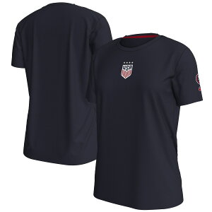 �y�����O�b�Y�zNATIONAL TEAM �A�����J���q��\ T�V���c Nike/�i�C�L ���f�B�[�X �l�C�r�[ (NIK SU25 Women's Crest Tee)