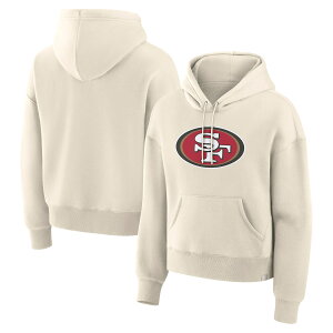 �y�����O�b�Y�zNFL 49ers �v���I�[�o�[�p�[�J�[ Fanatics/�t�@�i�e�B�N�X ���f�B�[�X �N���[�� (NFL Womens Dove Legacy Fleece POH - R)