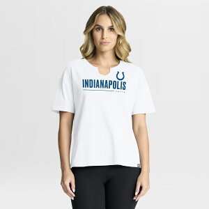 �y�����O�b�Y�zNFL �R���c T�V���c Fanatics/�t�@�i�e�B�N�X ���f�B�[�X �z���C�g (NFL Womens Redzone Slub V Notch SST - R)