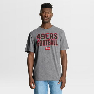 �y�����O�b�Y�zNFL 49ers T�V���c Fanatics/�t�@�i�e�B�N�X �����Y �w�U�[�O���C (FANATICS FIRST DOWN TRIBUTE TRIBLEND SS)