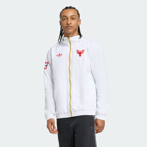 �y�����O�b�Y�zMLS D.C.���i�C�e�b�h �W���P�b�g Adidas/�A�f�B�_�X �I���W�i���X �����Y �z���C�g (ADI F25 Men's Archive Collection Anthem Jacket)