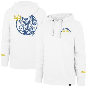 yObYzNFL `[W[Y vI[o[ p[J[ '47/tH[eB[Zu/tH[eB[Zu Y zCg (Chargers Pura La Familia Headline Hoodie)