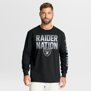 �y�����O�b�Y�zNFL ���C�_�[�X ���� T�V���c Fanatics/�t�@�i�e�B�N�X �����Y �u���b�N (FANATICS HOMETOWN SLEEVE SWEEP LEGACY COTTON LS)