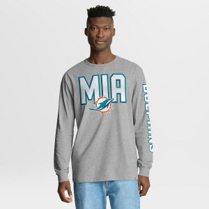 �y�����O�b�Y�zNFL �h���t�B���Y T�V���c Fanatics/�t�@�i�e�B�N�X �����Y �w�U�[�O���C (FANATICS HOMETOWN SLEEVE SWEEP LEGACY COTTON LS)