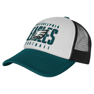 �y�����O�b�Y�zNFL �C�[�O���X �A�W���X�^�u���L���b�v Outerstuff �L�b�Y�T�C�Y �z���C�g (NFL Youth Essentials Trucker)