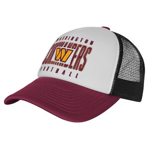 �y�����O�b�Y�zNFL �R�}���_�[�Y �A�W���X�^�u���L���b�v Outerstuff �L�b�Y�T�C�Y �z���C�g (NFL Youth Essentials Trucker)