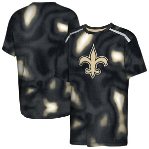 �y�����O�b�Y�zNFL �Z�C���c T�V���c Outerstuff �L�b�Y�T�C�Y �u���b�N (NFL Youth End Zone Poly Dri-Tek Interlock Sublimated SST)