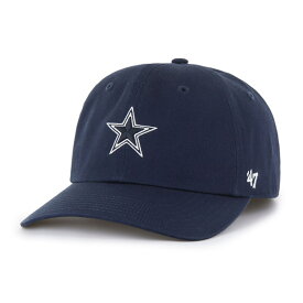 【公式グッズ】NFL カウボーイズ フィッテッドキャップ '47/フォーティーセブン メンズ ネイビー (NFL Foundational Relaxed Franchise)