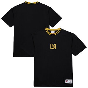 �y�����O�b�Y�zMLS LAFC T�V���c Mitchell & Ness/�~�b�`�F�����l�X �����Y �u���b�N (MNC F25 Men's Playmaker SS Tee)