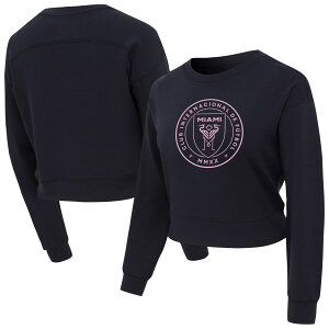 �y�����O�b�Y�zMLS �C���e���}�C�A�~CF ���� T�V���c Concepts Sport ���f�B�[�X �u���b�N (COL F25 Women's Darby Knit LS Crop Top)