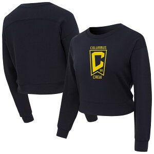 �y�����O�b�Y�zMLS �R�����o�X�E�N���[ ���� T�V���c Concepts Sport ���f�B�[�X �u���b�N (COL F25 Women's Darby Knit LS Crop Top)