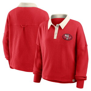 �y�����O�b�Y�zNFL 49ers ���� T�V���c Fanatics/�t�@�i�e�B�N�X ���f�B�[�X �X�J�[���b�g (NFL Womens Hometown Thermal Collared LST)