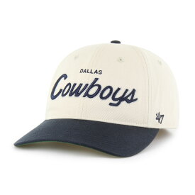 【公式グッズ】NFL カウボーイズ フレックスフィット '47/フォーティーセブン メンズ クリーム (NFL Crosstown Two Toned Relaxed Franchise)