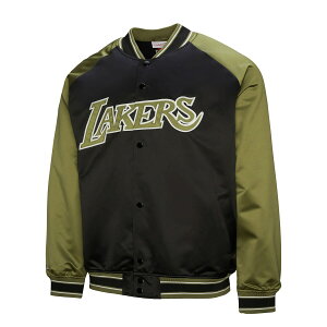 �y�����O�b�Y�zNBA ���C�J�[�Y �W���P�b�g Mitchell & Ness/�~�b�`�F�����l�X �����Y �I���[�u (FA25 Mens MNC HWC Double Clutch Fashion Colorway Capsule Satin Jacket)