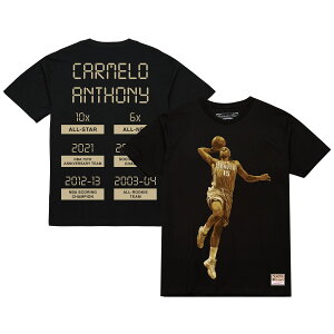 �y�����O�b�Y�zNBA �i�Q�b�c �J�[�����E�A���\�j�[ T�V���c Mitchell & Ness/�~�b�`�F�����l�X �����Y �u���b�N (NBA ULTIMATE PLAYER GOLD TEE)