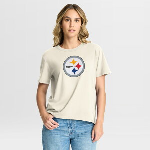�y�����O�b�Y�zNFL �X�e�B�[���[�Y T�V���c Fanatics/�t�@�i�e�B�N�X ���f�B�[�X �N���[�� (NFL Womens Dove Legacy Cotton SST - R)
