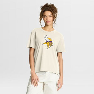 �y�����O�b�Y�zNFL �o�C�L���O�X T�V���c Fanatics/�t�@�i�e�B�N�X ���f�B�[�X �N���[�� (NFL Womens Dove Legacy Cotton SST - R)