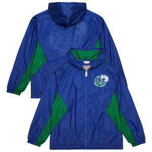 �y�����O�b�Y�zNBA �}�[�x���b�N�X �W���P�b�g Mitchell & Ness/�~�b�`�F�����l�X �����Y �u���[ (FA25 Mens MNC HWC Playmaker Collection Vintage Windbreaker Hooded Jacket)