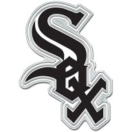 【公式グッズ】MLB ホワイトソックス カー用品 エンブレム WinCraft (Colored Chrome Auto Emblem CORE)