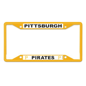 �y�����O�b�Y�zMLB �p�C���[�c �J�[�p�i �i���o�[�t���[�� WinCraft (Colored Metal License Plate Frame -S/S CORE)