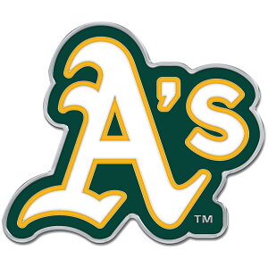 �y�����O�b�Y�zMLB �A�X���`�b�N�X �J�[�p�i �G���u���� WinCraft (Colored Chrome Auto Emblem CORE)