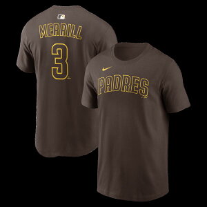 �y�����O�b�Y�zMLB �p�h���X �W���N�\���E������ �l�[��&�i���o�[ T�V���c Nike/�i�C�L �����Y �u���E�� (Nike Men's N&N CORE Tee - 2026)