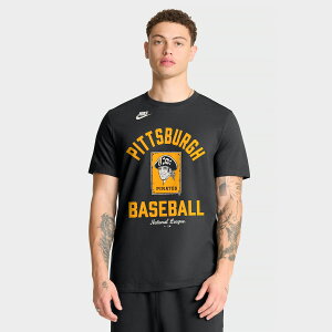 �y�����O�b�Y�zMLB �p�C���[�c T�V���c Nike/�i�C�L �����Y �u���b�N (Men's Nike MLB Cooperstown Cotton Tee)