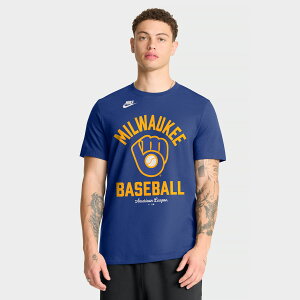 �y�����O�b�Y�zMLB �u�����[�Y T�V���c Nike/�i�C�L �����Y ���C�����u���[ (Men's Nike MLB Cooperstown Cotton Tee)