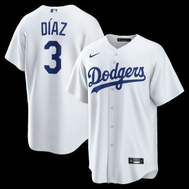 【公式グッズ】MLB ドジャース エドウィン・ディアス ホーム ユニフォーム （レプリカ） Nike/ナイキ メンズ ホワイト (Nike 2026 Men's Replica RP26 Core Jersey - Starter Player)