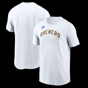 �y�����O�b�Y�zMLB �u�����[�Y T�V���c Nike/�i�C�L �����Y �z���C�g (Men's Nike Cooperstown Wordmark Cotton Tee)