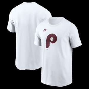 �y�����O�b�Y�zMLB �t�B���[�Y T�V���c Nike/�i�C�L �����Y �z���C�g (Men's Nike Cooperstown Team Logo Cotton Tee)