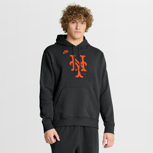 �y�����O�b�Y�zMLB ���b�c �p�[�J�[ Nike/�i�C�L �����Y �u���b�N (Men's Nike Cooperstown MLB Logo Club Hood)