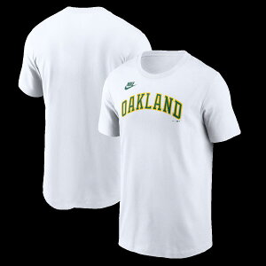 �y�����O�b�Y�zMLB �A�X���`�b�N�X T�V���c Nike/�i�C�L �����Y �z���C�g (Men's Nike Cooperstown Wordmark Cotton Tee)