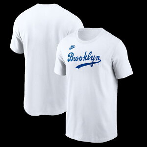 �y�����O�b�Y�zMLB �u���b�N�����E�h�W���[�X T�V���c Nike/�i�C�L �����Y �z���C�g (Men's Nike Cooperstown Wordmark Cotton Tee)