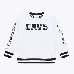 �y�����O�b�Y�zNBA �L���o���A�[�Y �t���[�X �g���[�i�[ Mitchell & Ness/�~�b�`�F�����l�X �����Y �z���C�g (SP26 NBA ARCTIC WHITE FLEECE CREW)