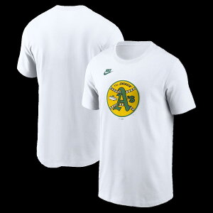 �y�����O�b�Y�zMLB �A�X���`�b�N�X T�V���c Nike/�i�C�L �����Y �z���C�g (Men's Nike Cooperstown Team Logo Cotton Tee)