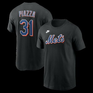 �y�����O�b�Y�zMLB ���b�c �}�C�N�E�s�A�b�c�@ �l�[��&�i���o�[ T�V���c Nike/�i�C�L �����Y �u���b�N (Nike Men's Cooperstown N&N Tee - 2026)