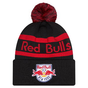 �y�����O�b�Y�zMLS ���b�h�u���Y �j�b�g�X New Era/�j���[�G�� �����Y �u���b�N (NWE S26 Men's Jersey Hook Cuffed Pom Beanie)