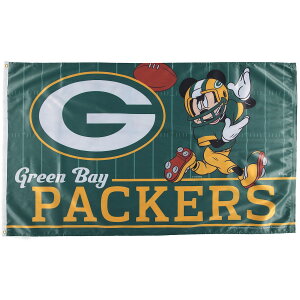 �y�����O�b�Y�zNFL �p�b�J�[�Y �t���b�O WinCraft (1 Sided Deluxe 3x5' Flag - NEW adds)