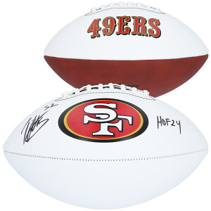 �y�����V���A���ԍ��t���zNFL 49ers �p�g���b�N�E�E�B���X ���M�T�C������ �t�b�g�{�[�� Fanatics Authentic/�t�@�i�e�B�N�X�I�[�Z���e�B�b�N (AUT FOOTBALL-WHITE PANEL 45397)