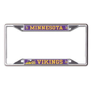 �y�����O�b�Y�zNFL �o�C�L���O�X �J�[�p�i �i���o�[�t���[�� WinCraft (Metal License Plate Frame - S/S CORE)