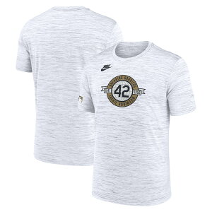 �y�����O�b�Y�zMLB �u���b�N�����E�h�W���[�X �W���b�L�[�E���r���\�� T�V���c Nike/�i�C�L �����Y �z���C�g (Men's Nike Jackie Robinson Day Velocity Tee)